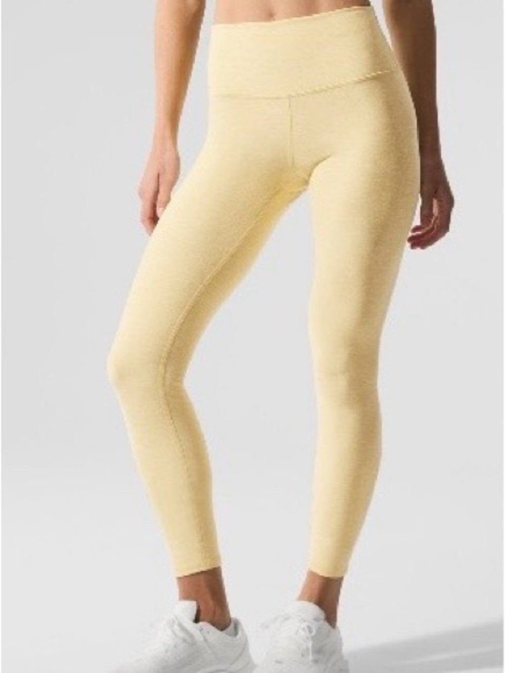 ALO Yoga High-Waist Leggings in Warm Butter Heather